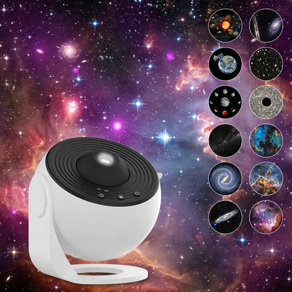 GalaxyGlow 360° Star Projector Lamp