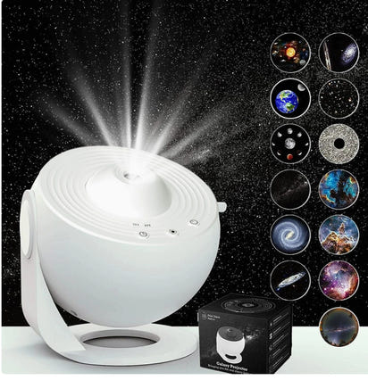GalaxyGlow 360° Star Projector Lamp